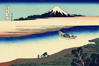 Tama River in Musashi Province Hokusai